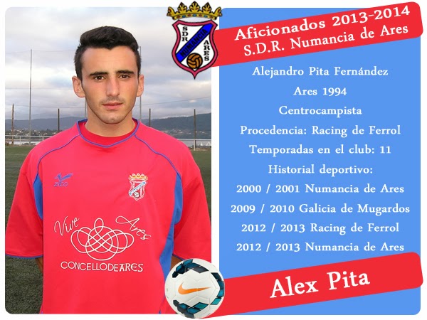 ADR Numancia de Ares. ALEX PITA