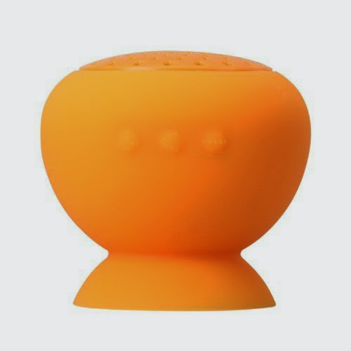  Portable Waterproof Sucker Bluetooth Mini Speaker (Orange)