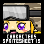 Soldier Spec Ops Military Character Spritesheet