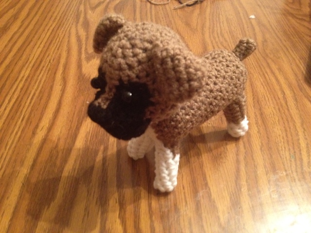Purrrfectly Playful Crochet Crochet Boxer Dog