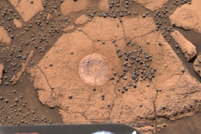 El curiosity halla una rara roca en Marte Berrybowl_oppy