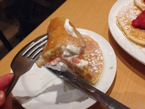 パンケーキ実食