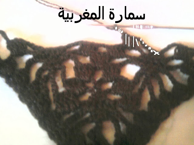 ورشة شال بغرزة العنكبوت لعيون الغالية سلمى سعيد Photo6879