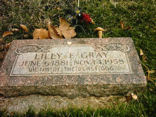 Salt Lake City Legend Lilly E Gray Victim Of The Beast 666