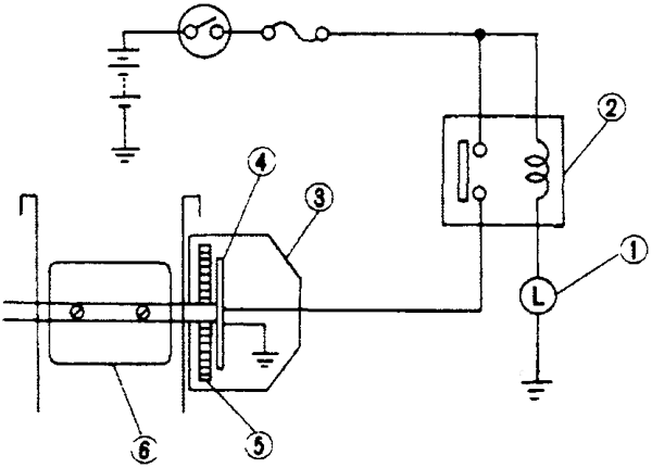 Цепь нагревателя биметаллической пружины воздушной заслонки