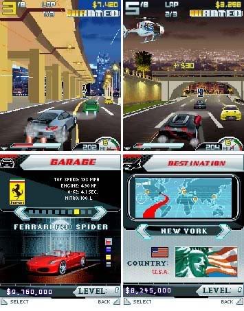 Asphalt 4 Elite Racing (All Screen) For Java Game Mobile Phone