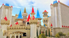 The outside of Excalibur in Las Vegas.