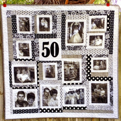 My Quilt Diet 50th Wedding Anniversary Quilt 