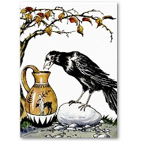 Hechizo: La Mano de Gloria The_crow_and_the_pitcher_profile_card_business_card-p240140812663008527qrb9_400