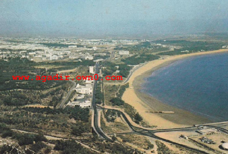 شاطئ اكادير قبل وبعد الزلزال سنة 1960 133_001