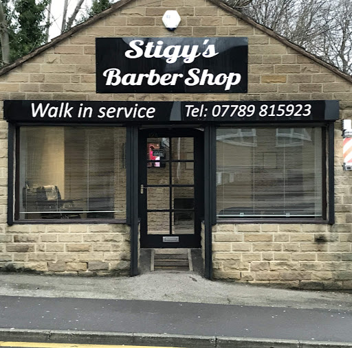 Stigys barber shop logo