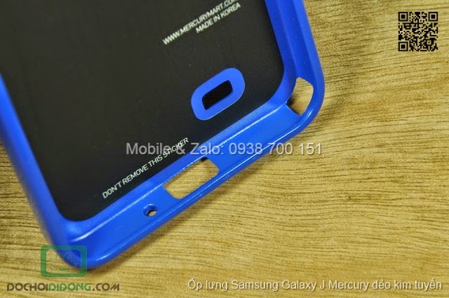 Ốp lưng Samsung Galaxy J Mercury dẻo kim tuyến