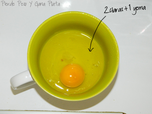 huevos al microondas