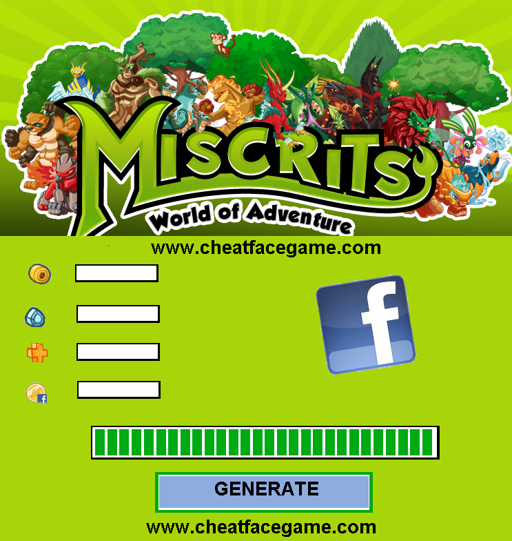 Facebook Cheats Miscrits Cheat Xp and Gold Hack