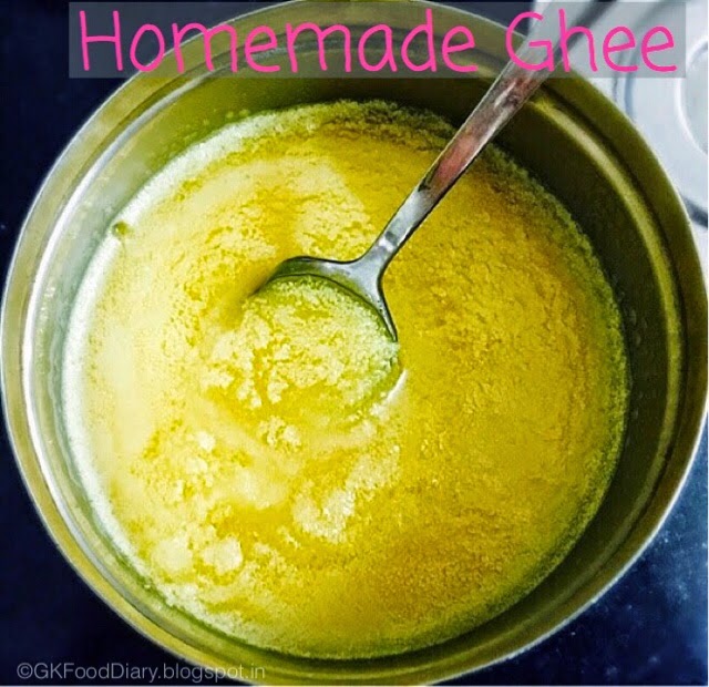 Homemade Ghee Recipe (From Butter) | How to Make Ghee at Home