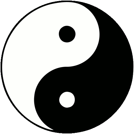 Symbole de Yin et du Yang représentant la dynamique de la valeur