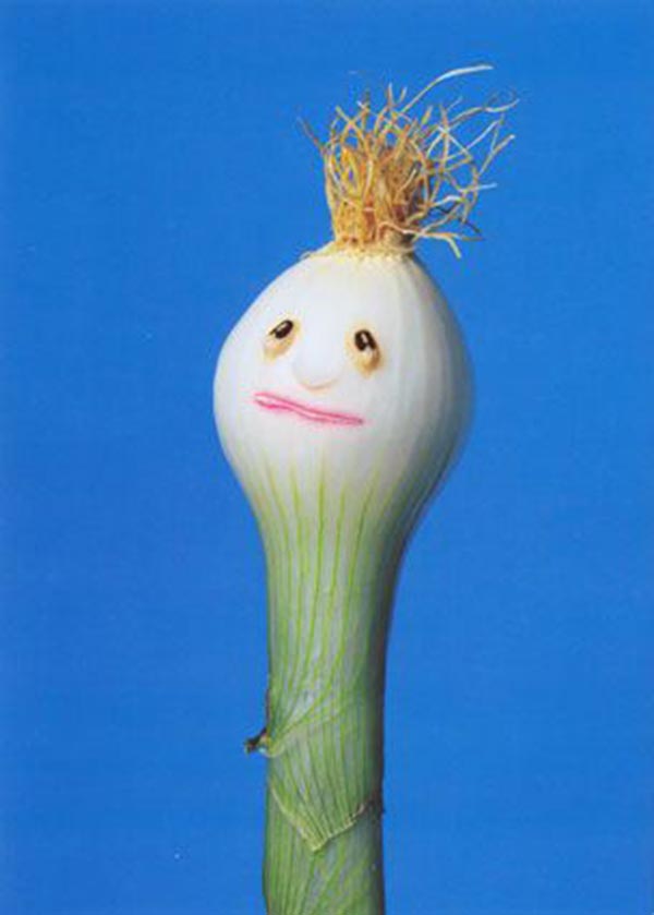 Food Art - Onion Face