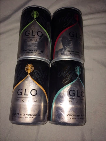 Glo Worm mixer drinks, four cans 
