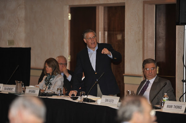 Richard Pollack, Executive Vice President, Advocacy and Public Policy for the American Hospital Association speaks at HANYS' Board meeting.