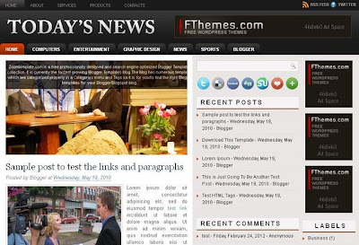 Template Magazine Blogspot 2012 Template Magazine Blogspot 2012