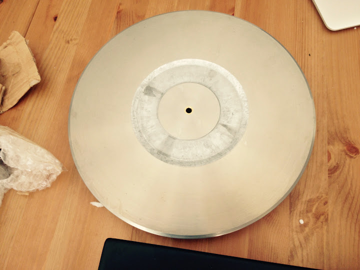 Projecto restauro giradiscos Lenco78 Platter