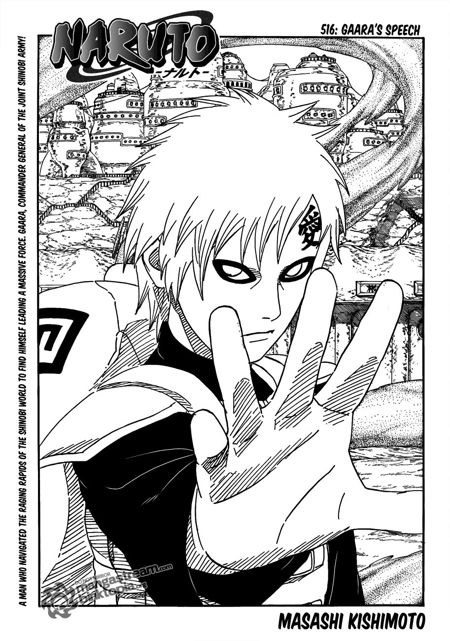 Naruto Shippuden Manga Chapter 516 - Image 01