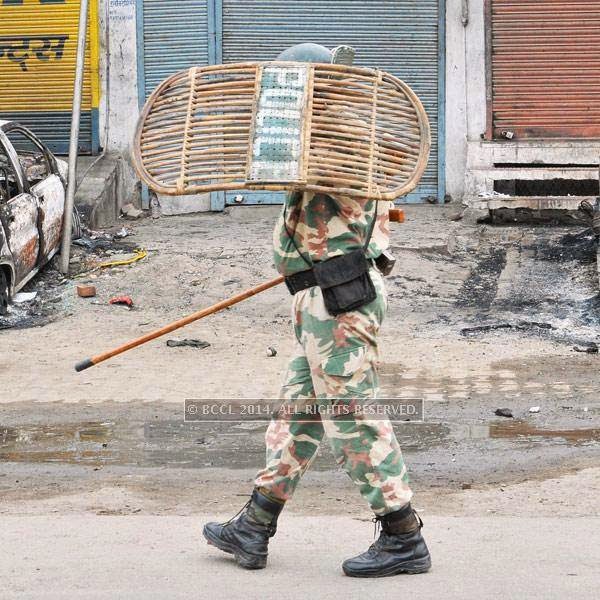  Authorities contemplated lifting curfew in six police circles of Saharanpur for short intervals after the government air-dashed additional director general, telecommunications, Dewendra Singh Chauhan, as special observer for oversight of riot-hit areas.