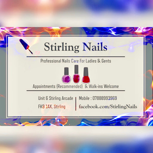 Stirling Nails logo