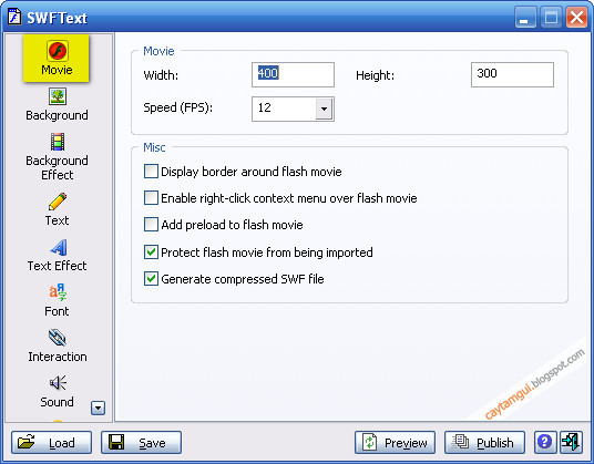 Hướng dẫn sử dụng AntsSoft SWF Text 1.4