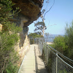 Under a small overhang Near Katoomba Falls Park (17044)