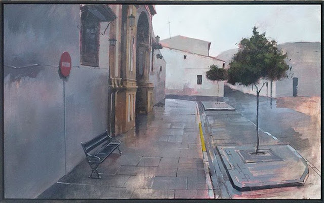 Obra de Manuel Castillero Ramírez, Segundo Premio de pintura en Castilblanco (Sevilla) Obra de Manuel Castillero Ramírerez,Segundo Premio en el Certamen Nacional de Pintura Diego Neyra de Castilbalanco,Sevilla
