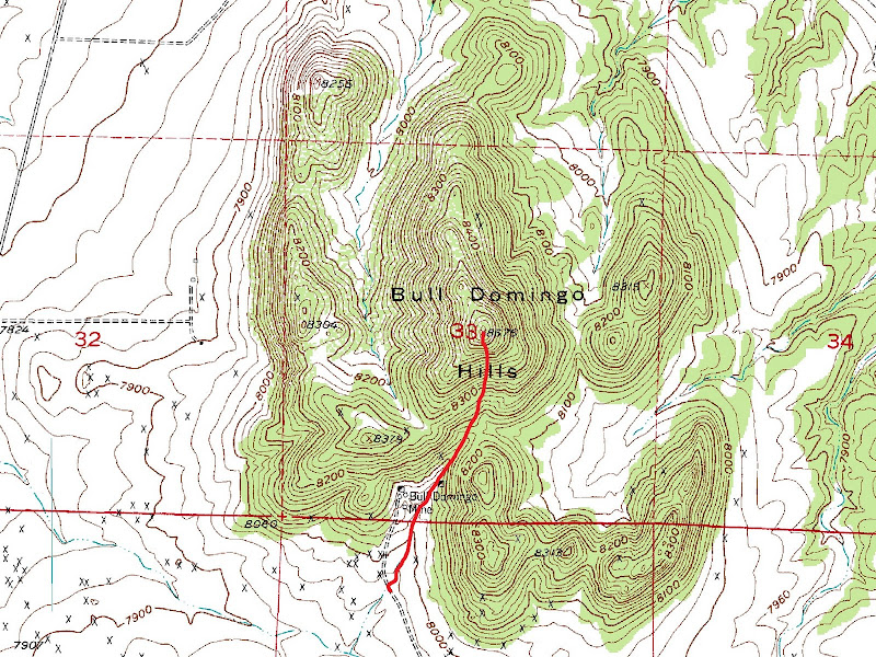 Venable Peak, Comanche Peak, Spring Mountain, 12873, Round Mountain ...