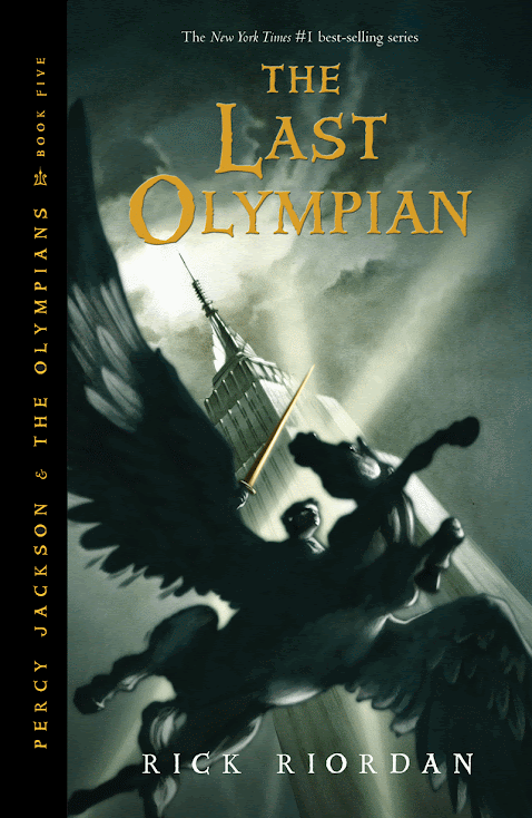 Book Review: Percy Jackson and the Last Olympian (Book 5), By Rick Riordan Cover Art