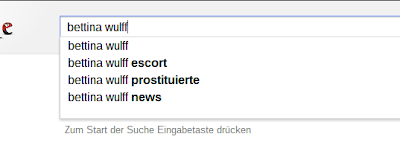 Google Suggest Bettina Wulff