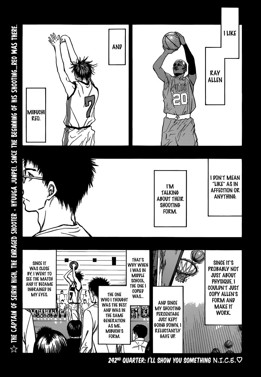 Kuroko no Basket Manga Chapter 242 - Image 04