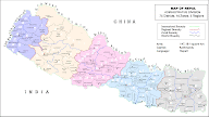 Nepal Map With All Districts