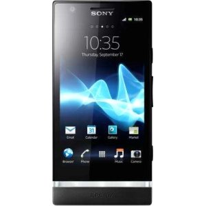  Sony Xperia P LT22i-BK Unlocked Phone with 8 MP Camera, Android 2.3 OS, Dual-Core Processor, and 4-Inch Touchscreen--U.S.Warranty (Black)