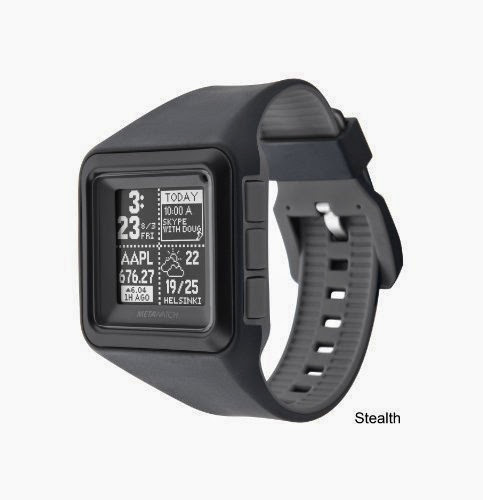  MetaWatch STRATA - Stealth Smartwatch (MW3007) for iPhone and Android