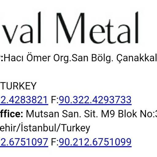 Rival Metal San.Tic.Ltd.Şti logo