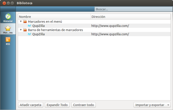 QupZilla, un navegador con bloqueador de publicidad y lector RSS integrado y la posibilidad de bloquear Flash. (Windows, Linux, xFreeBSD, Mac y Haiku)