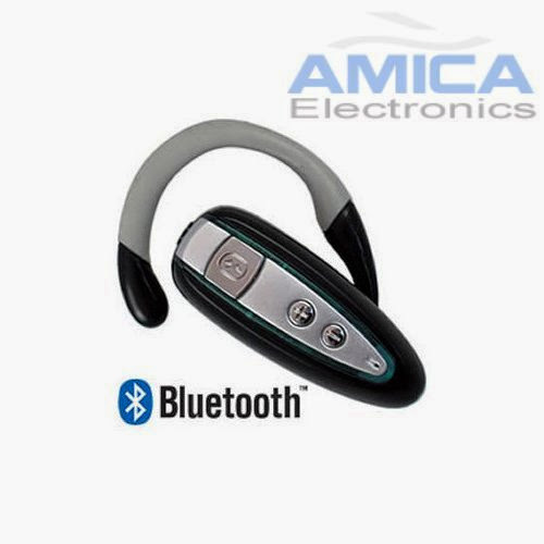  Bluetooth Wireless Headset with Echo-Cancellation and Noise Reduction for HTC Phones with Free Car Charger