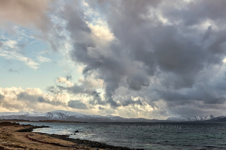 Spring Rain Clouds in Northern Norway. Photographer Benny Høynes