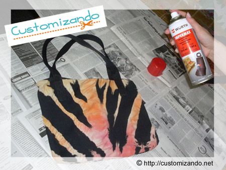 Impermeabilizando bolsas de tecido com Impermax