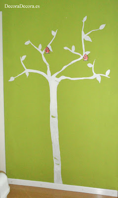 Mi árbol pintado en la pared.