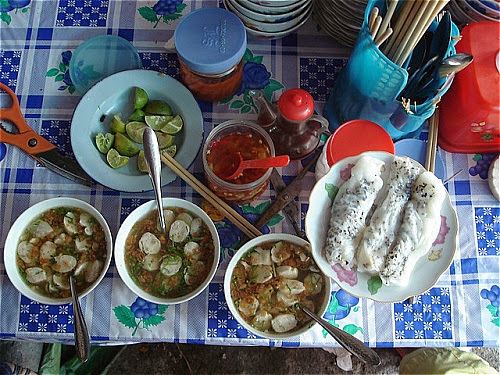 dac san banh cuon trung ha giang Đặc sản bánh cuốn trứng Hà Giang