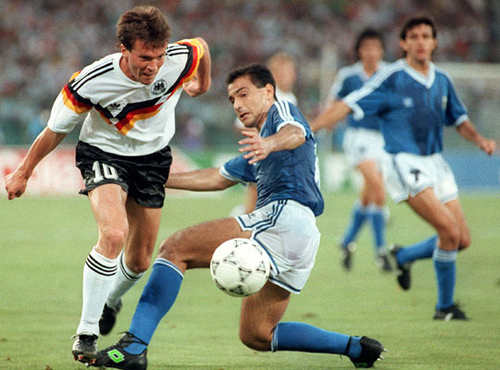 1990: West Germany – Argentina 1-0 (0-0) | Germany's / Deutschlands ...