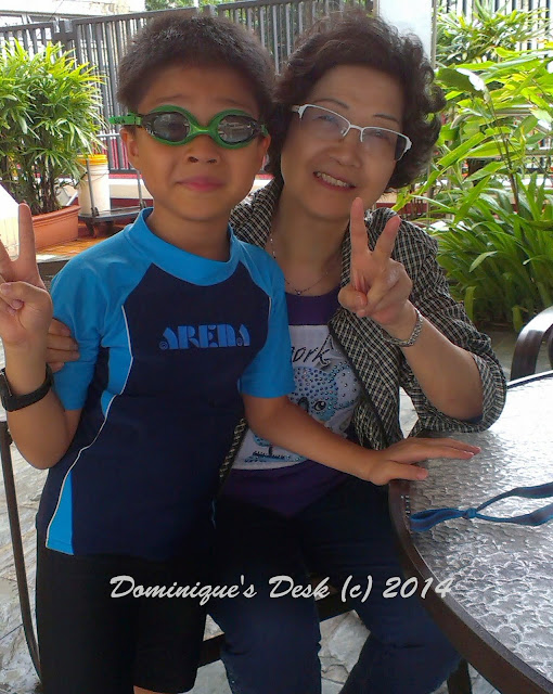 Doggie boy with Ah Ma