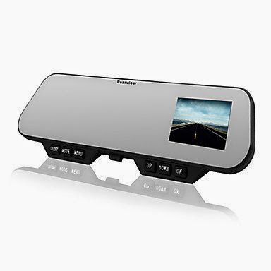  Car Rearview Mirror With 2.7 Inch LCD HD 1080P DVR Video Recorder And One Key Phone Bluetooth Mp3 Player Function