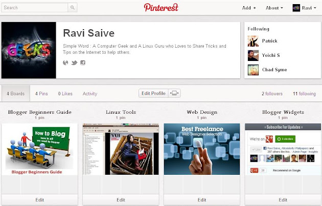 Pinterest Boards Pinterest Boards