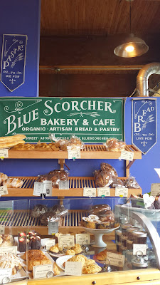 Some of the baked goods you can ogle as you approach the register of Blue Scorcher Bakery Cafe to order